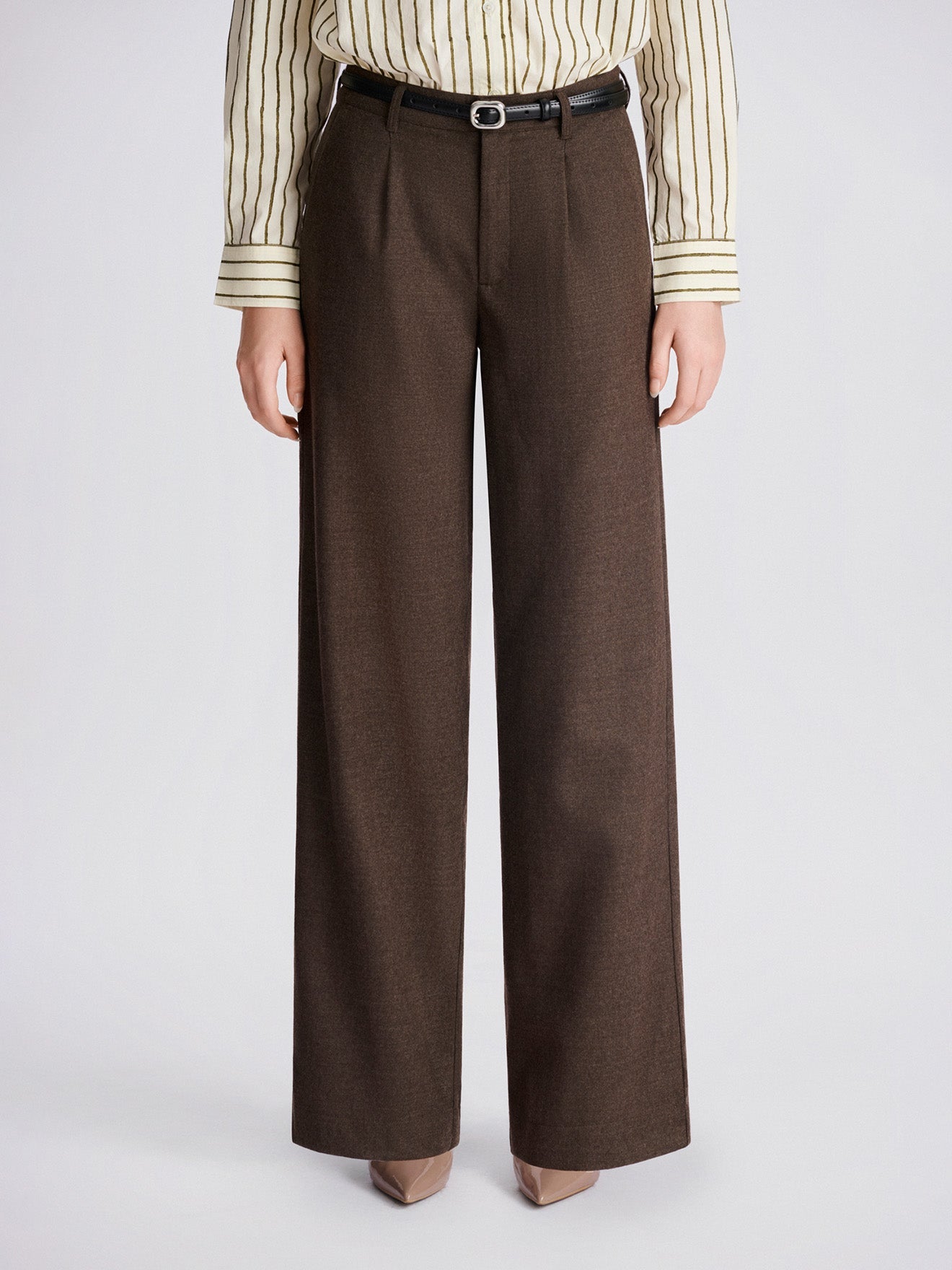 Espresso Wide-Leg Trousers
